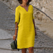 Fleur Rousse | Stunning Summer Dress Yellow Dresses