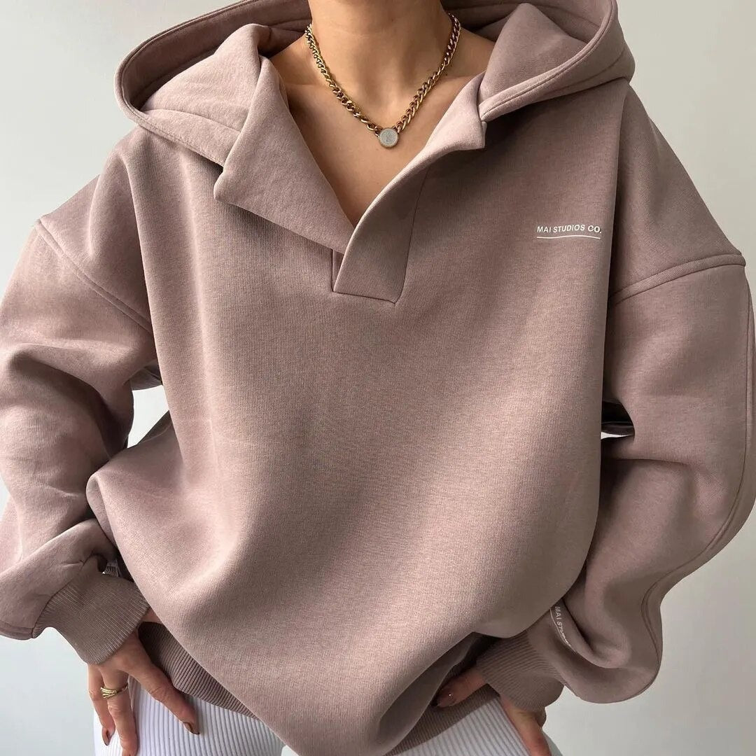 Senna | Modern Crewneck Sweater Pink