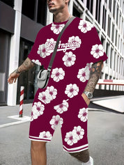 2025 Men's 3D Print Casual Suit Outfit Sets SUTKET3M4JJPH Two Piece Outfits