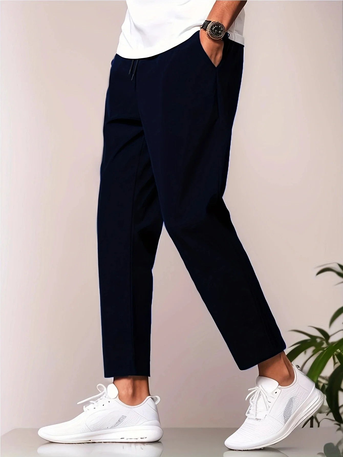 Dillon™ | Quick-Dry Casual Pants for Men Navy blue