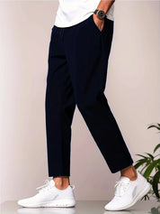 Dillon™ | Quick-Dry Casual Pants for Men Navy blue