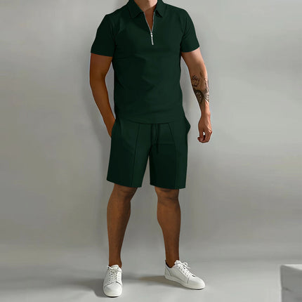 Thomas | Polo With Shorts Gray