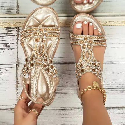Orthopedic Boho Sandals Gold Orthopedic Sandals