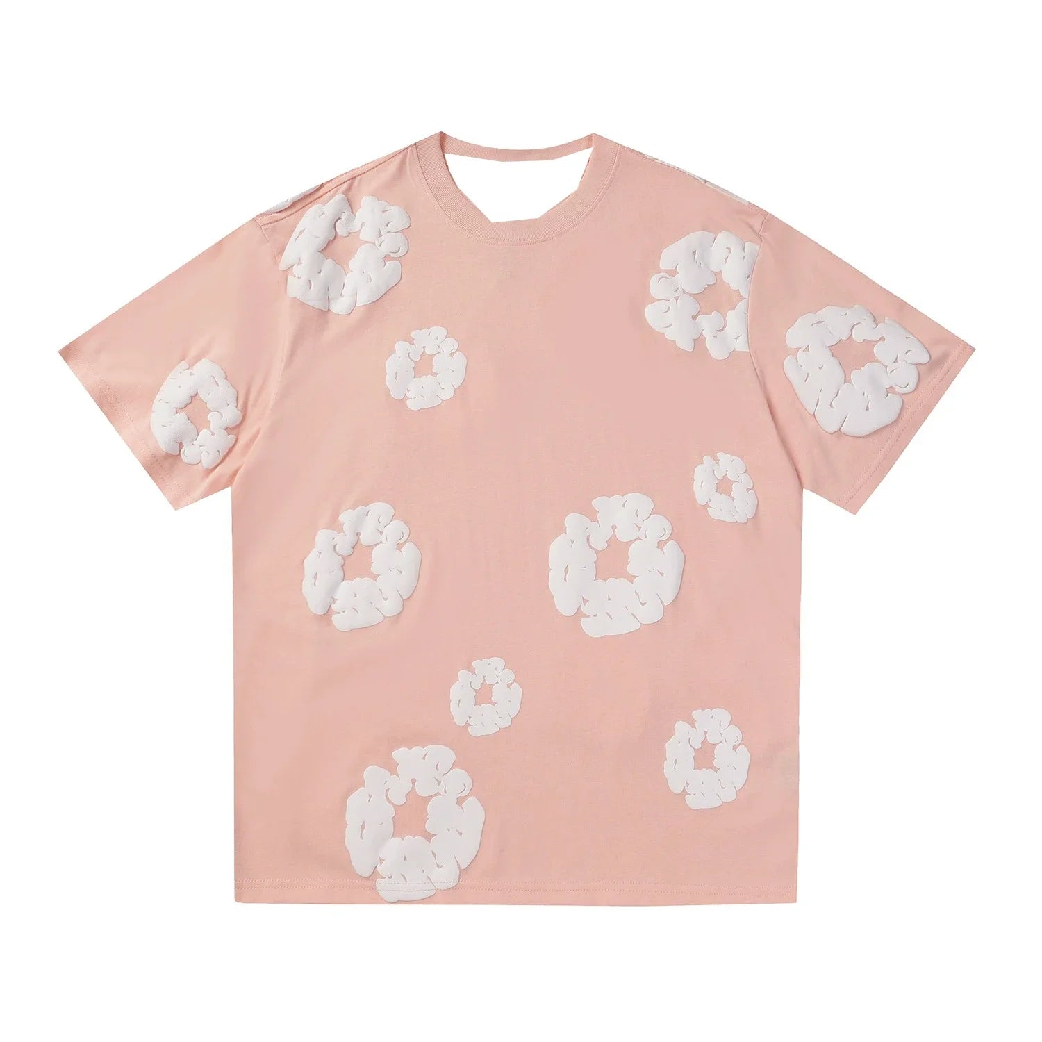 Unisex Denim Tears Short Sleeve T-Shirt Pink T-Shirt