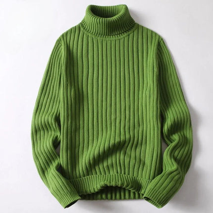 Polo Turtleneck Sweater Olive sweater