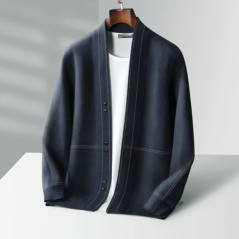 Men Heritage Cashmere Cardigan Men Cardigan