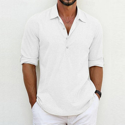 Colin™ | Summer Breeze Cotton Shirt White