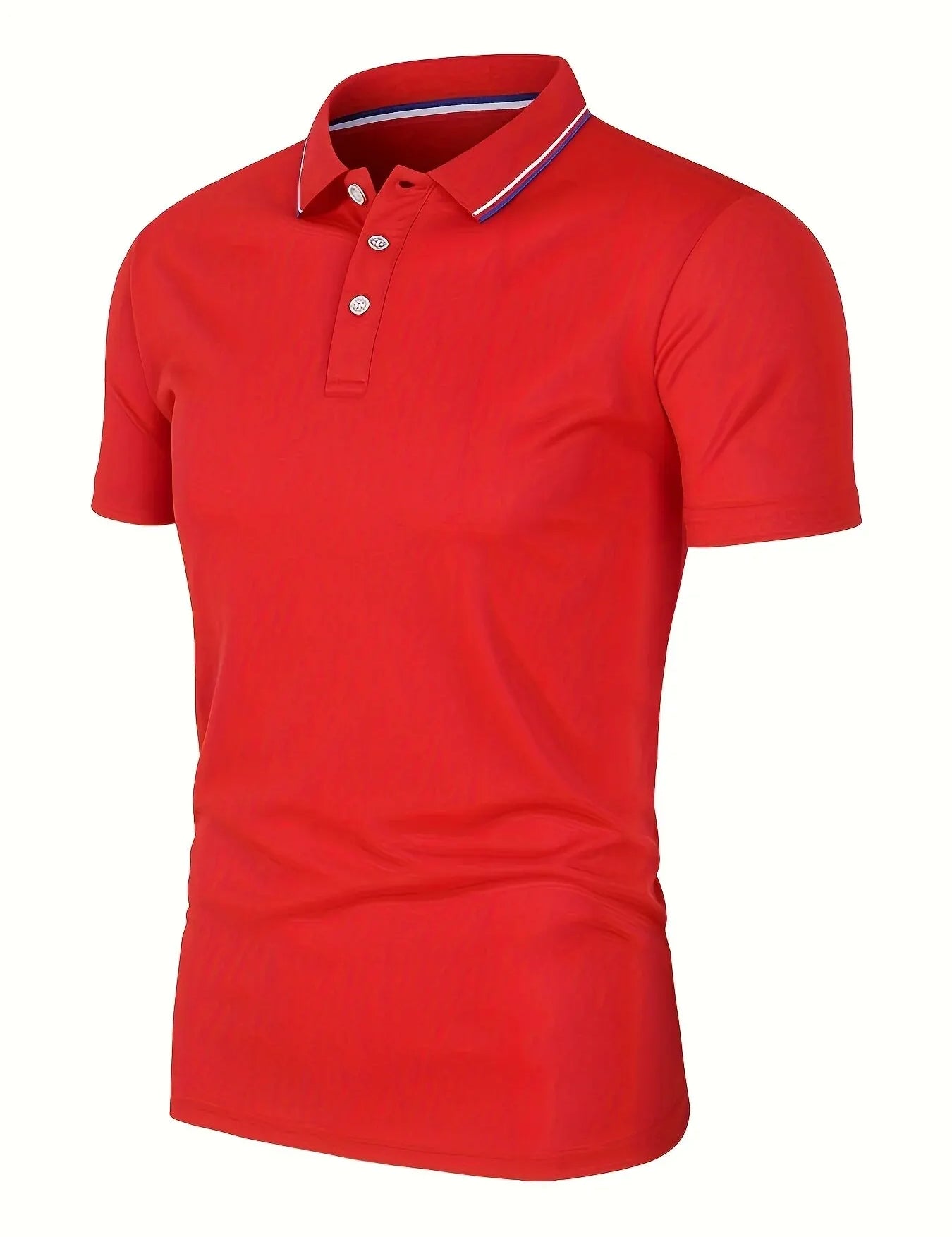 Premium Men’s Breathable Cotton Polo T-Shirt Red T Shirts