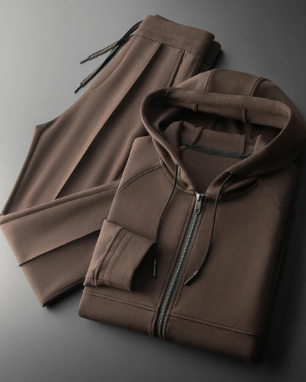 Elite Premium Tracksuit Set Brown