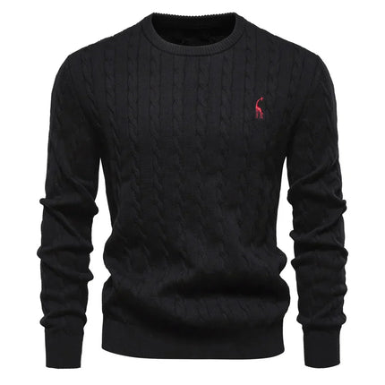 Winston | Premium Men's Sweater Black Sweater