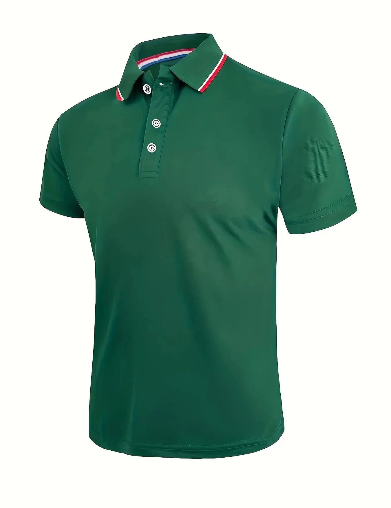 Premium Men’s Breathable Cotton Polo T-Shirt Green T Shirts