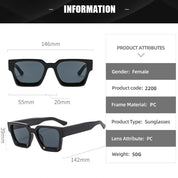 Retro Square Unisex UV400 Sunglasses Sunglasses