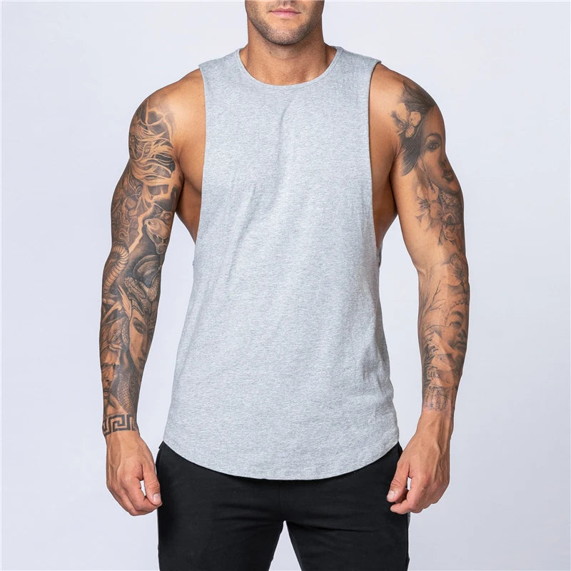 Men's Breathable Cotton Gym Tank Top - OKOHOKO™ FASHION
