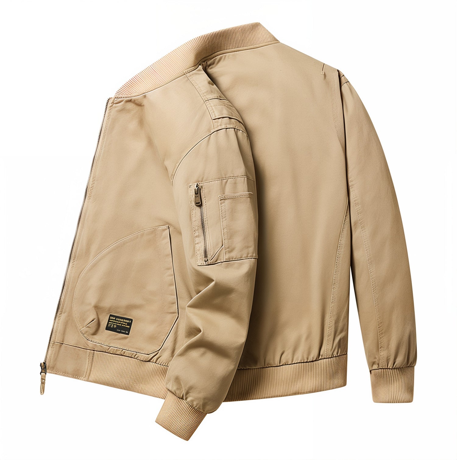 Collared Bomber Jacket Men's Clothing