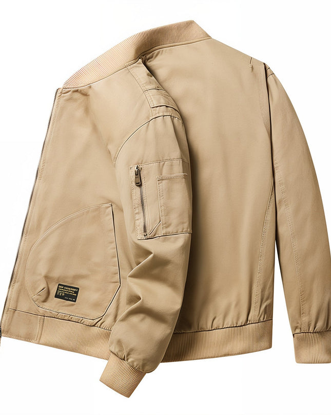 Collared Bomber Jacket Men's Clothing
