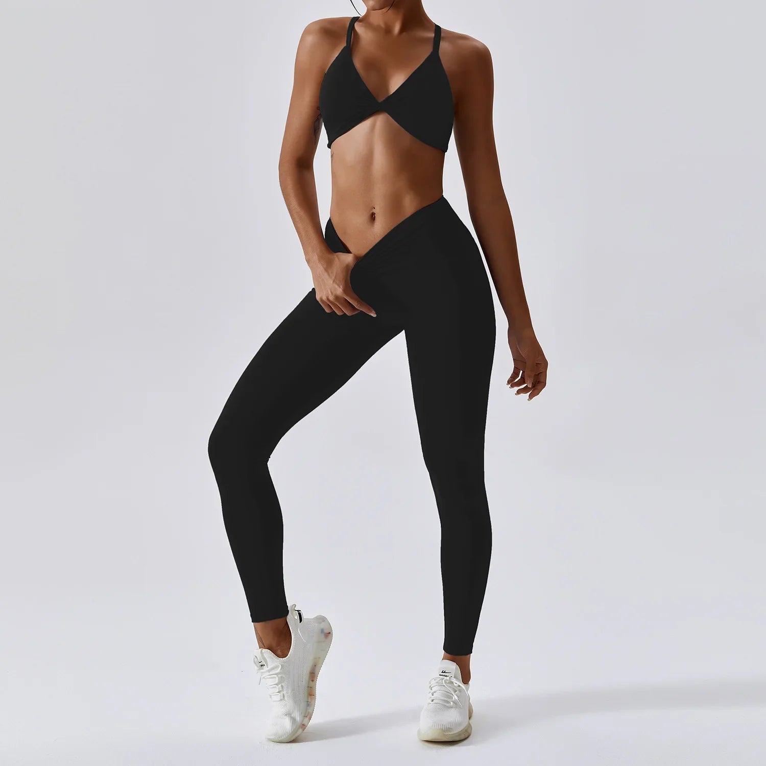 Charlie | Flexflow Sports Set Black 1 Leggings