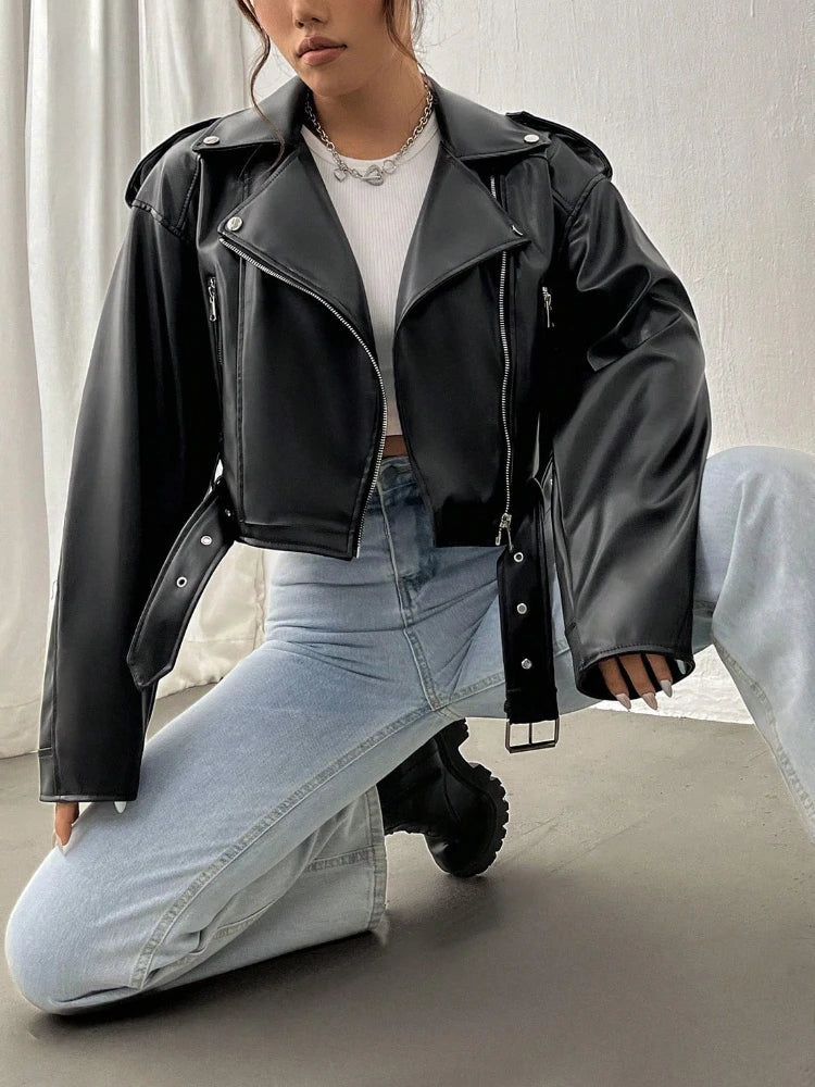 Louise | Casual Women's Leather Jacket kleding