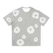 Unisex Denim Tears Short Sleeve T-Shirt Gray T-Shirt