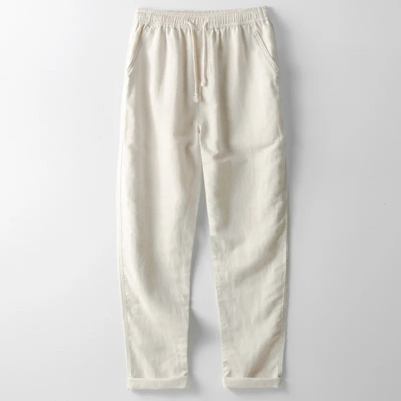 Charles™ | Breathable Linen Trousers for Men Khaki