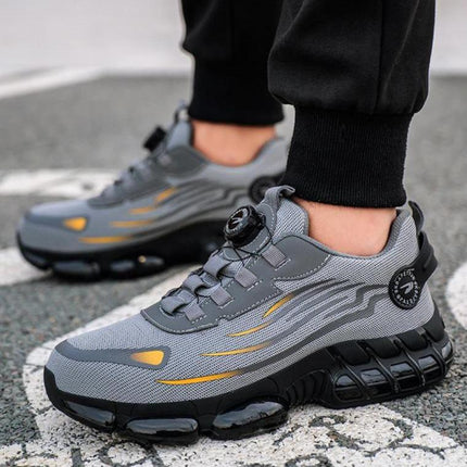 Edward - Orthopedic Comfortable Safety Shoes Gray Men Shoes