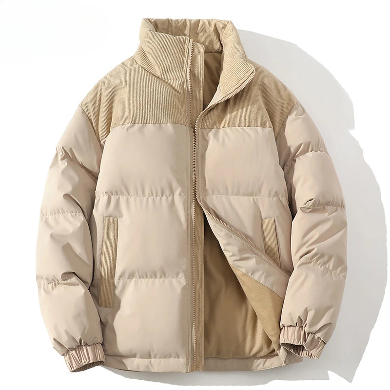 Corduroy Puffer Jacket Vanilla Jacket & Coats