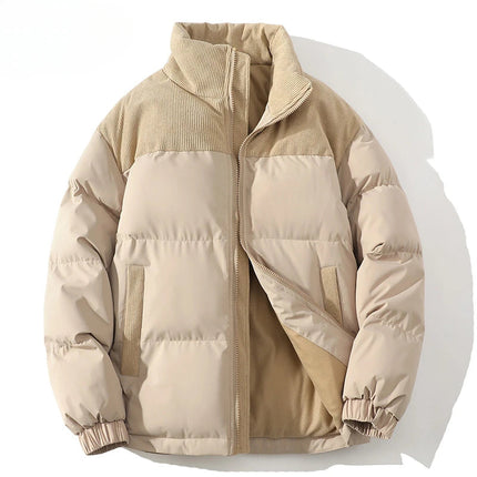 Corduroy Puffer Jacket Vanilla Jacket & Coats