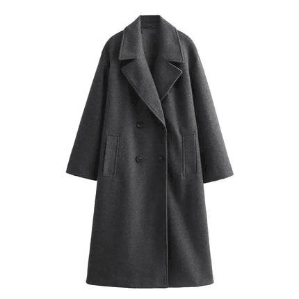 Claudia | Timeless Wool Coat Grey Wool Coat