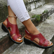 Alice - Orthopedic Sandals Red Sandals
