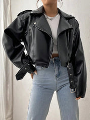 Louise | Casual Women's Leather Jacket kleding