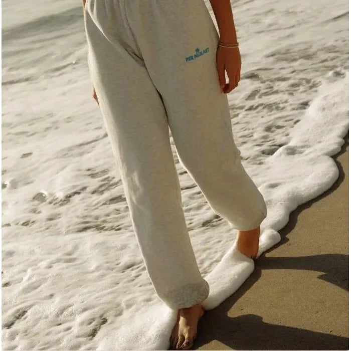 Loose Fit Casual Pants with Elastic Waist 4 Women Pants