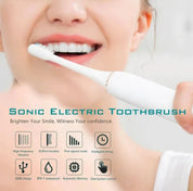 USB Sonic Toothbrush – 6-Mode Waterproof Cleaner Accessories
