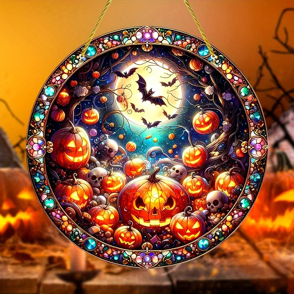 Halloween Witch Acrylic Suncatcher 1 Halloween Decorations