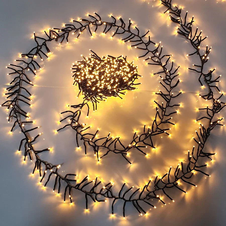EclatCeleste LED String Lights 30 m 1500 LEDs Warm White Holiday Decoration