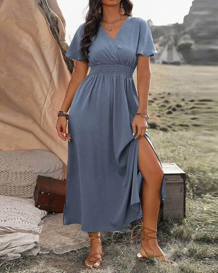 Mel™ | Elegant Summer Dress Light Blue Dress