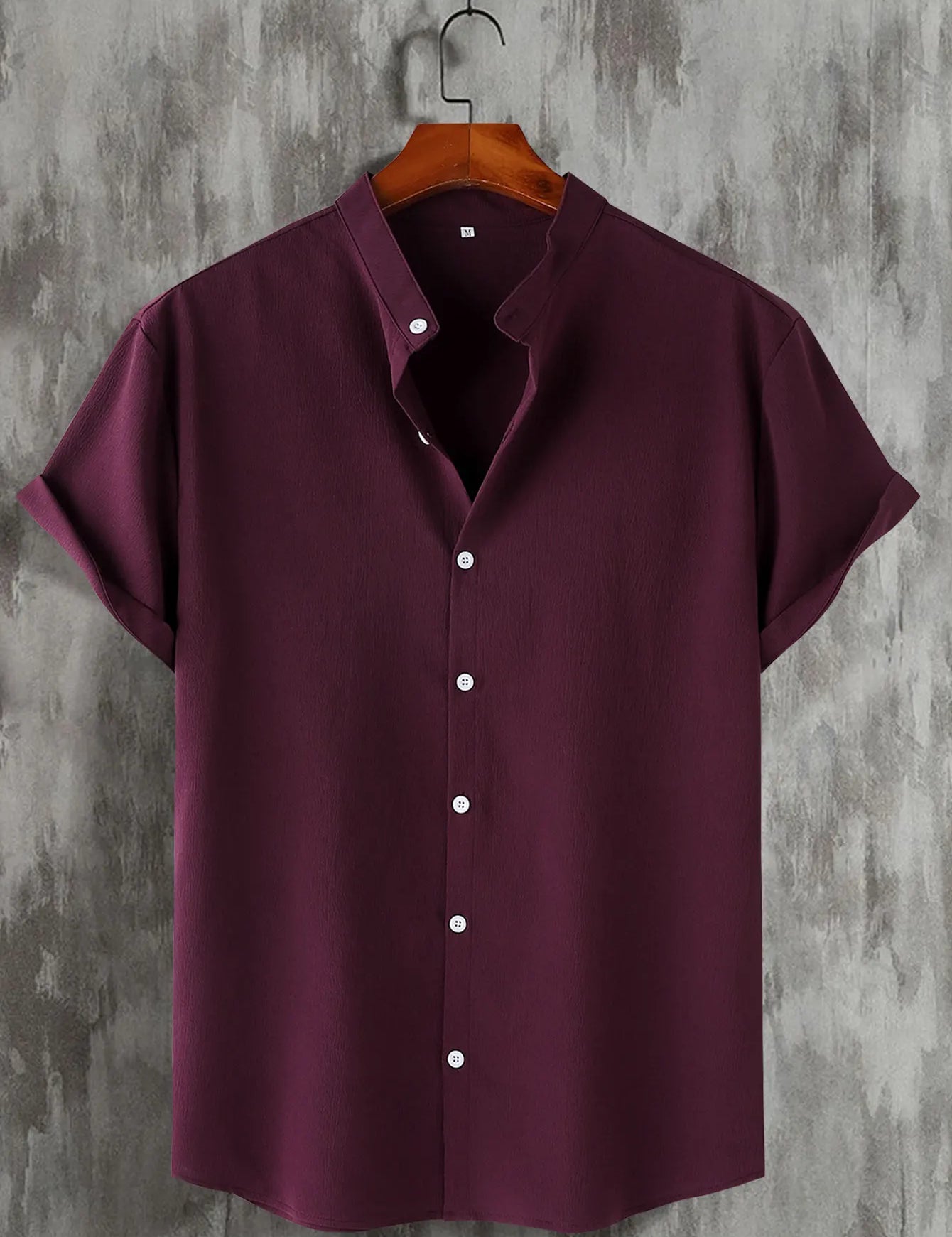 Owen | Casual Beach Shirt Wine red