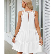 Cassandra™ | Casual Sleeveless Pleated Mini Dress Dresses