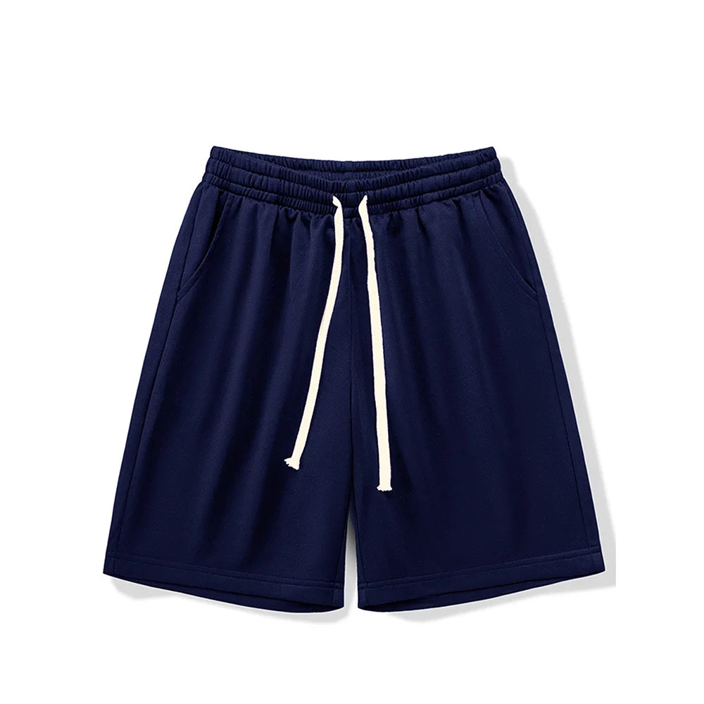 Men’s Drawstring Cargo Jogger Shorts – Casual Fit navy blue Cargo Pants
