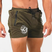 Men's Athletic Gym Shorts Green Shorts