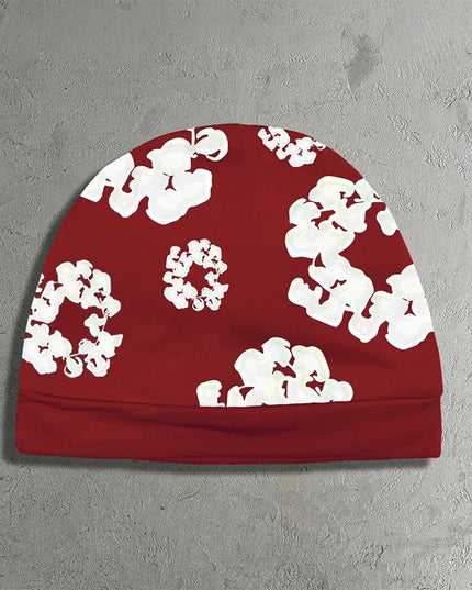 Unisex Double-Layer Pullover Hat Red Hats