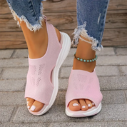 Orthopedic Arch Support Wide Fit Sport Sandals Pink Sandals