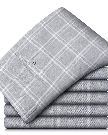 Manor Plaid Trouser Gray Men's Clothing