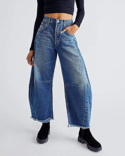 Summer Barrel Jean Blue Women's Clothing