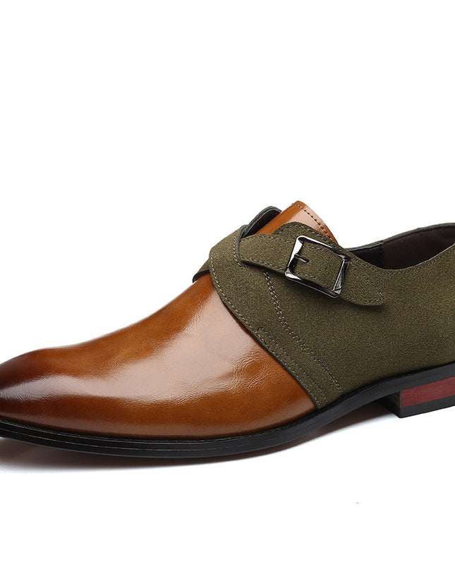 Milano Crest Dress Shoe Green Men's Footwear