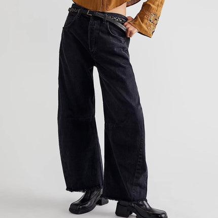 Summer Barrel Jean Black Women's Clothing
