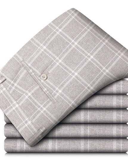 Manor Plaid Trouser Khaki Men's Clothing