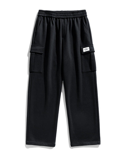 Cotton Cargo Sweat Pant Black Men's Clothing