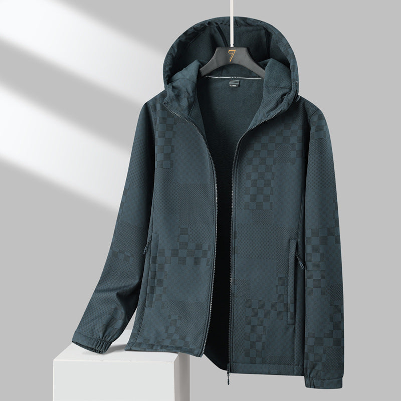 Glide Lightweight Men's Jacket Blue Gray Men's Clothing