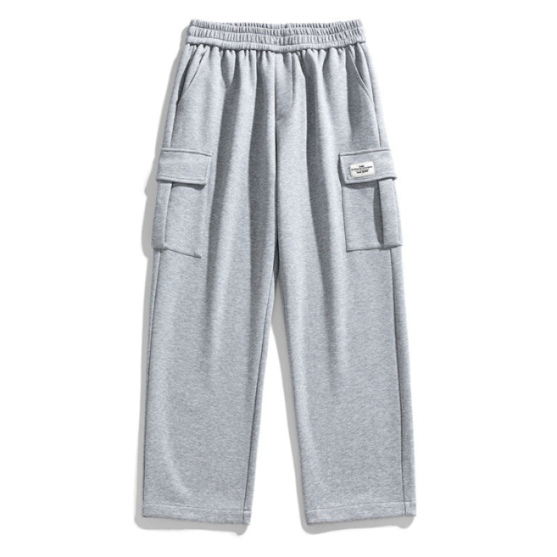 Cotton Cargo Sweat Pant Gray Men's Clothing