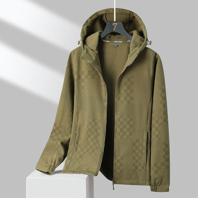 Glide Lightweight Men's Jacket Olive Green Men's Clothing