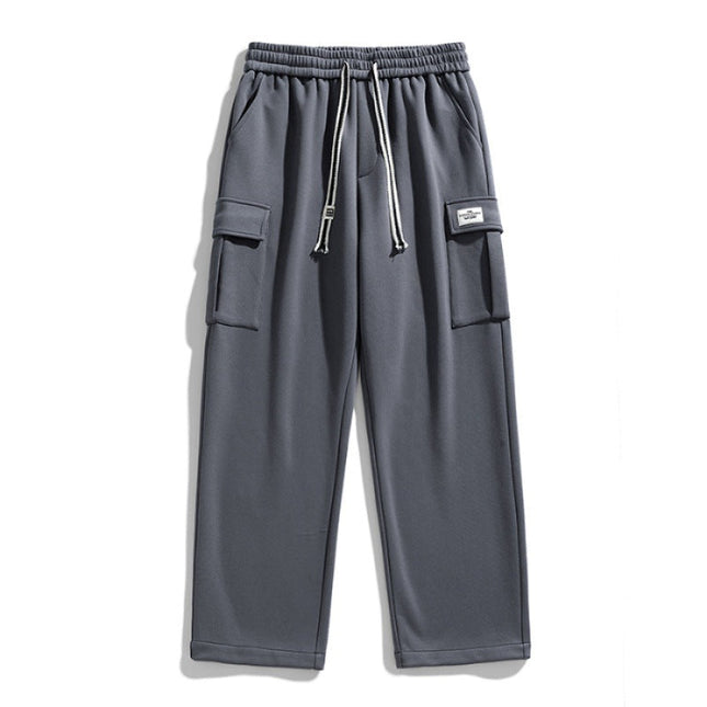 Cotton Cargo Sweat Pant Dark Gray Men's Clothing